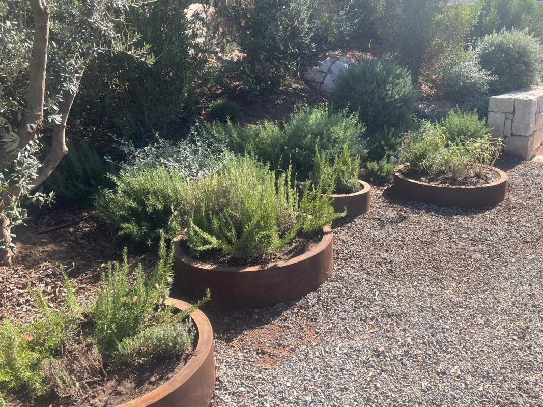 Silindirik Teras Saksısı 02 görseli