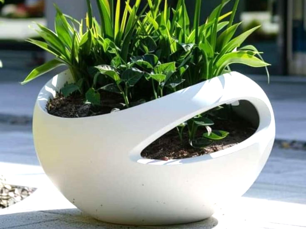 Taş Kaplamalı Saksı 12 görseli